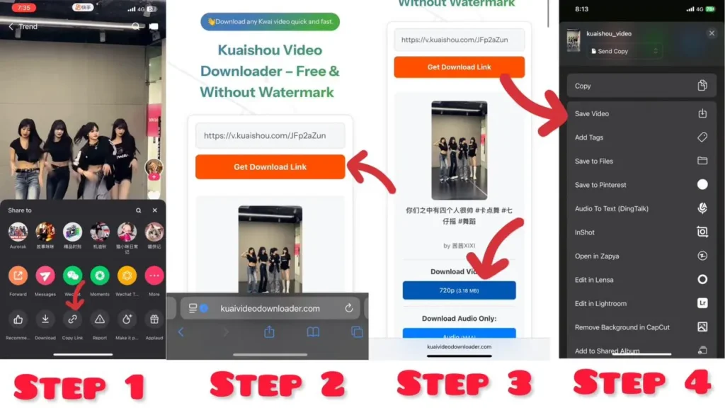 Download Kuaishou Videos on iPhone