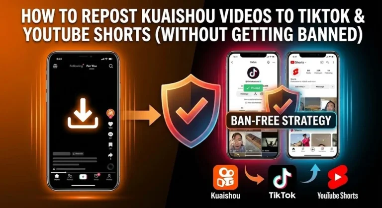 Repost Kuaishou Videos to TikTok & YouTube Shorts (Without Getting Banned)
